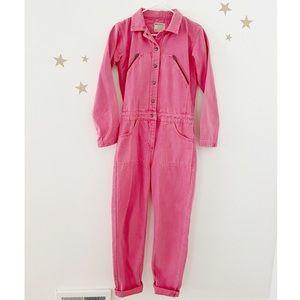 ASOS Pink Jumpsuit Boilersuit Denim